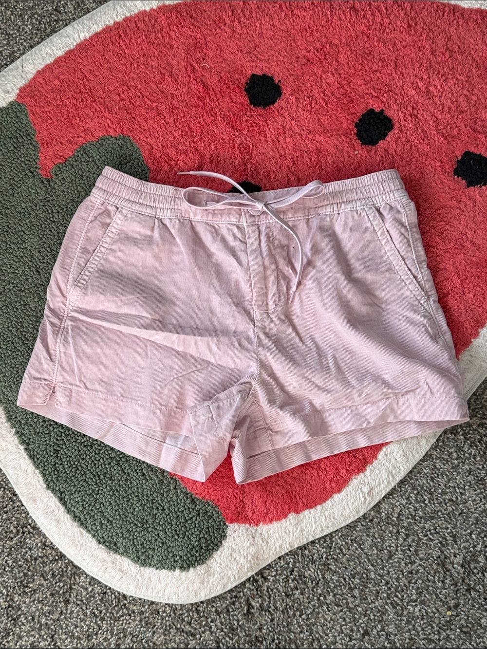 American Eagle Outfitters Light Pink Drawstring Cotton Shorts